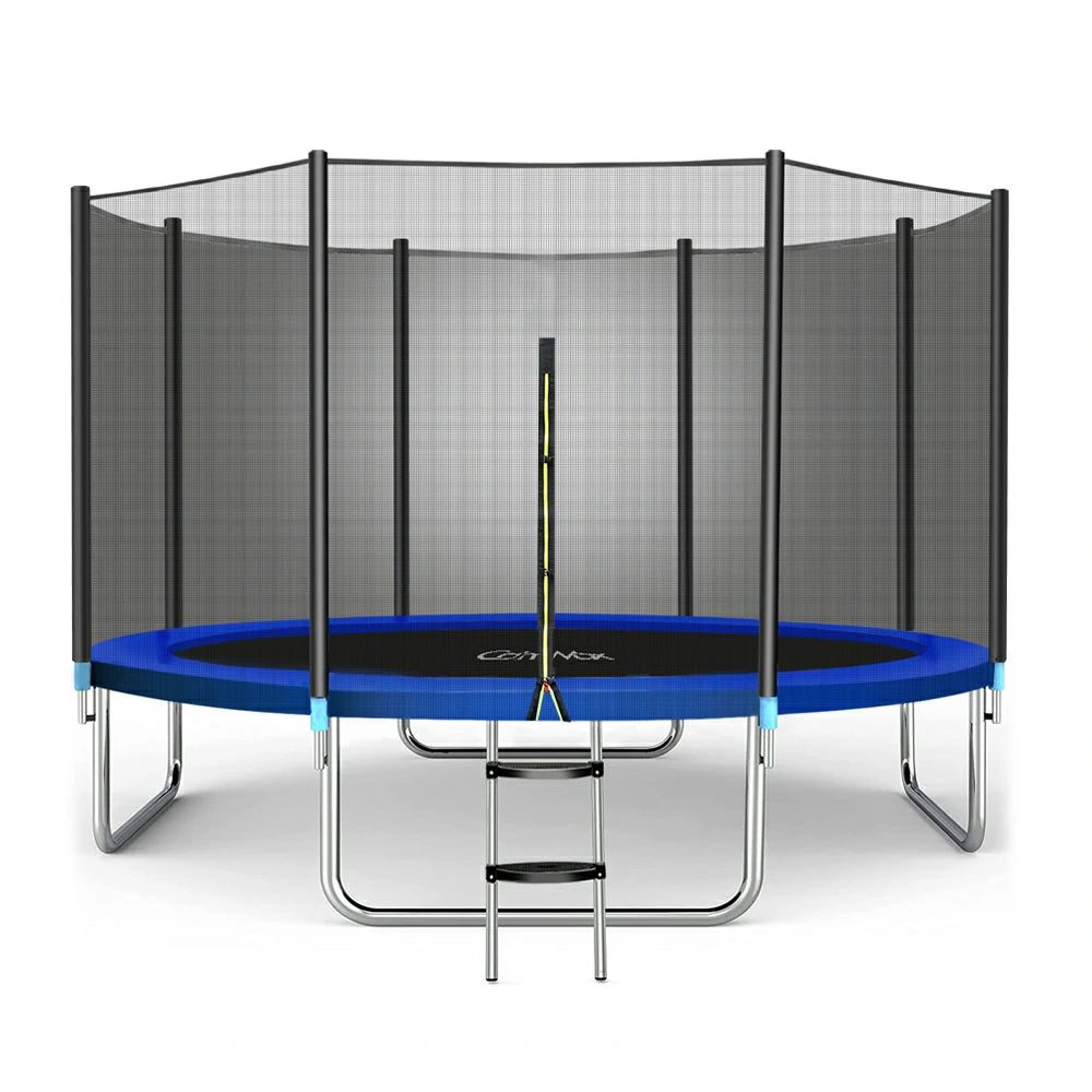 12FT Round Trampoline Calmmax 2022 with Safty Net and Ladder