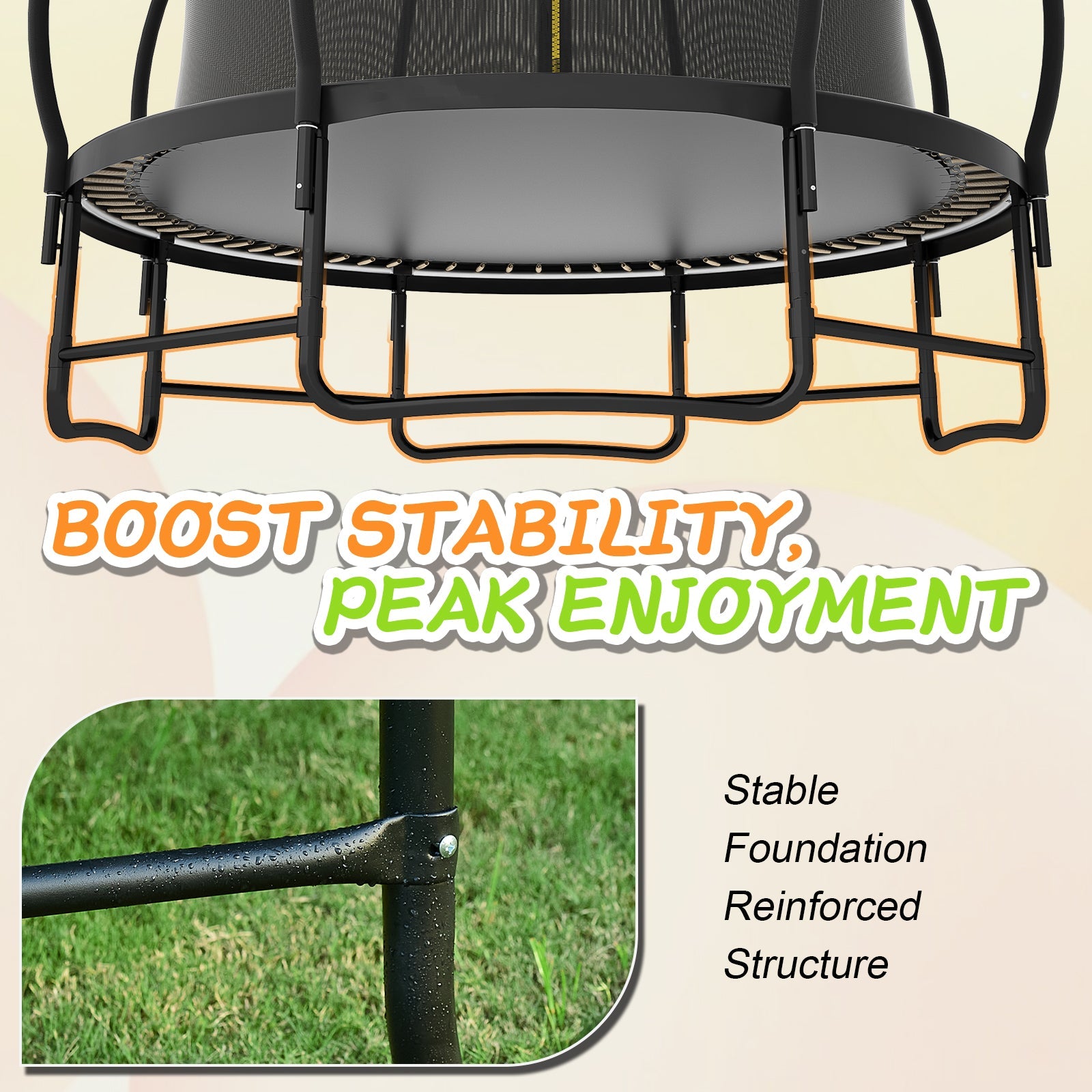 CalmMax 16FT Trampoline with Cover Recreational Trampolines